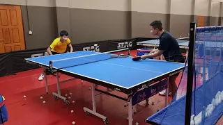 Backhand and Forehand Topspin (YuKheang )  Coaching Phannith ( Cambodia Table Tennis Today )