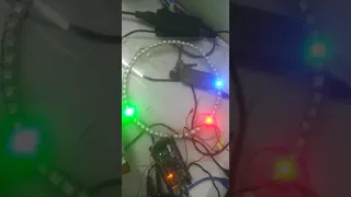 WS2812B RGB leds based Analog clock with Arduino, esp32