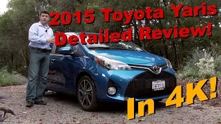 2015 Toyota Yaris 5 Door Detailed Review and Road Test in 4K!