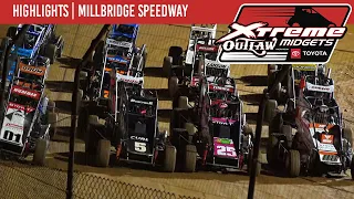 Xtreme Outlaw Midget Series Millbridge Speedway May 25, 2022 | HIGHLIGHTS