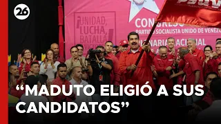 Venezuela: "Maduro eligió a sus candidatos" | #26Global