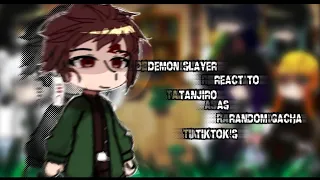 | Demon slayer react to Tanjiro as random gacha tiktok's | RUS/ENG | 🇷🇺/🇬🇧 |