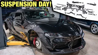 Building My Supra into a Competition Drift Car Ep.4 - Subframe & Suspension Install