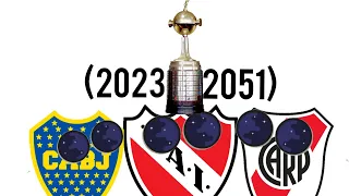futuros campeónes de la libertadores (2023-2051)