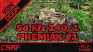 War Thunder CZ - Prémium Tanky (1.díl) - Sd. Kfz. 140/1 - Průzkumák [FullHD]