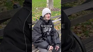 Tough Homeless Man Shows His EMOTIONAL Side 😢❤️