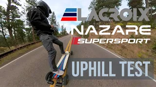 Uphill Electric Skateboard - 44 MPH -  Raw Run - Lookout Mountain - 18s Eskate Eskate