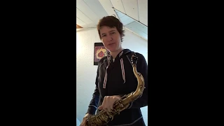 Saxophone Workout - Swing üben mit geraden Achteln - besser Saxophon spielen