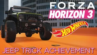 Forza Horizon 3 Hot Wheels - Jeep Trick Achievement Guide - Ultimate Loop-the-Loops in Jeep Trailcat