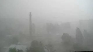 Штормовой дождь в Киеве