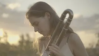 Estsanatlehi for solo bass flute - played by Daniela Mars - music by Robert Paterson