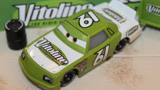 Mattel Disney Cars James Cleanair (Vitoline #61) Piston Cup Racer
