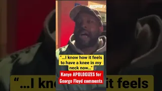 Kanye West APOLOGIZES for his comments on George Floyd.