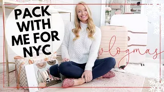 PACK WITH ME FOR NYC! HOW I PACK AND STAY ORGANIZED FOR TRIPS VLOGMAS 2019 | Amanda John