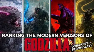 Every Modern Godzilla Ranked From Weakest to Strongest | Godzilla Power-Scaling