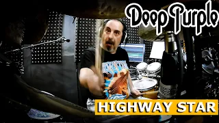 DRUM COVER DEEP PURPLE Highway star  drum cover by stamatis kekes