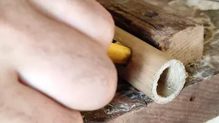 Construindo uma Flauta transversal de Bambu, em Dó