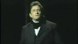 Johnny Cash performs "Blowin' In The Wind"