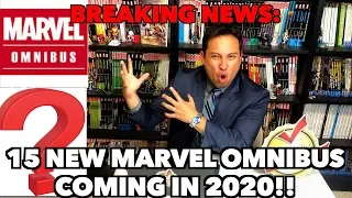 BREAKING NEWS: 15 NEW MARVEL OMNIBUS Coming in 2020!!