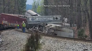 VIDEO | Alabama Train Derailment: Norfolk Southern train derails hours before CEO testifies