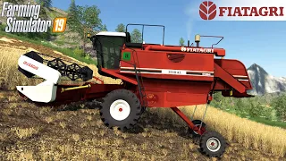 Farming Simulator 19 - FIATAGRI 3550 AL Autoleveling Combine