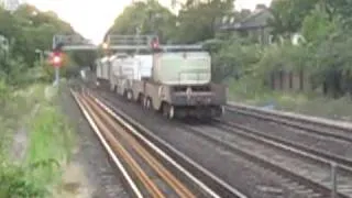 6M95 57012 & 57003 pass Kensington Olympia 19:21 20/8/09