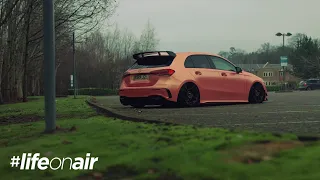 Niki Wayward’s Mercedes A35 AMG on Air Suspension – #LifeOnAir