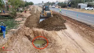 Great Installing Stone Soils Foundation​ Of National Road​ Was New Expansion With Dozer And Trucks