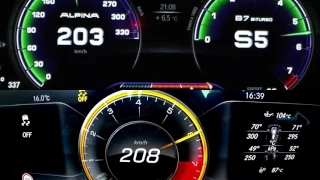 MERCEDES E63 AMG S 2017 VS ALPINA B7 BITURBO 2017 ACCELERATION