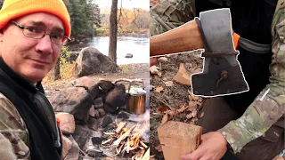 Beautiful Fall Colors | Hatchet SAFETY | Extraordinary Campfire MRE