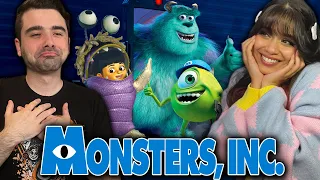 MONSTERS INC IS AMAZING!! Monsters Inc Movie Reaction! BOO IS THE CUTEST