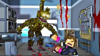 SPRINGTRAP APARECEU NO MINECRAFT !! FIVE NIGHT'S AT FREDDY'S