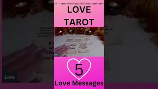 💌5 LOVE MESSAGES FROM YOUR PERSON 💌💘Thanks For Subscribing 😇#shortstarotreadings #shortstarotlove