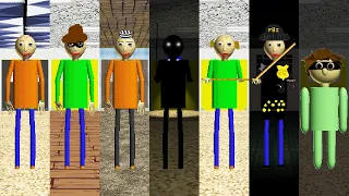 Everyone is Baldi's 7 But Robber Escapes Mods - All Perfect!