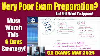 6 Days Quick Strategy Before Exams | CA Exams May 2024 | CA Taranjit Singh