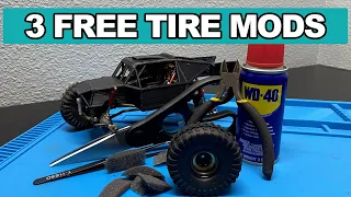 3 FREE Tire MODS For YOUR SCX24 Ep.30