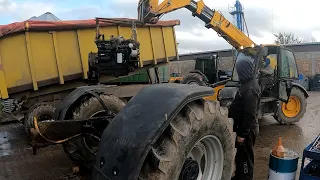 Wyciągamy silnik z Raptora. Case IH Magnum 7210. Cummins 8,3.