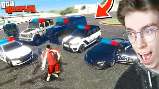 УГНАЛ ВСЕ ПОЛИЦЕЙСКИЕ МАШИНЫ в GTA 5 RP!! (Radmir RP)