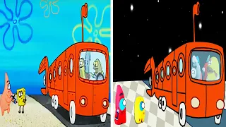 Invisible Spongebob Vs Among Us animation (part 2)