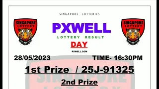 PXWELL LOTTERY DRAW DAY LIVE 16:30 PM 28/05/2023 SINGAPORE LOTTERY PXWELL LIVE TODAY RESULT