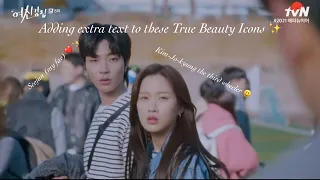 Adding extra text to make ‘True Beauty’ scene more funnier! | seojun x jugyeong ✨|