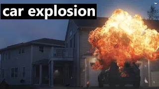 Car Explosion in Nuke || PramodVFX