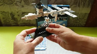 Обзор конструктор Enlighten Brick space series 510 International Space Station