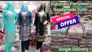 Pakistani Readymade Heavy Partywear Suits Daily Wear Suits Single delivery @hyderabadshopping