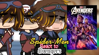 {Spider-Men react to avengers!}//Spider-Man//gachaclub//XDO//Part 6/???//