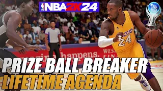 NBA 2K24 -  How to open the Visual Concepts Prize Ball - Prize Ball Breaker Lifetime Agenda