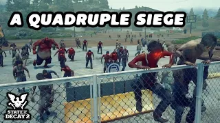 The BIGGEST ZOMBIE SIEGE You will Ever See [State of Decay 2 Lethal Zone]