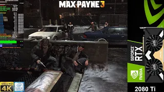 Max Payne 3 Very High Settings 4K | RTX 2080 Ti | i9 9900K 5.1GHz