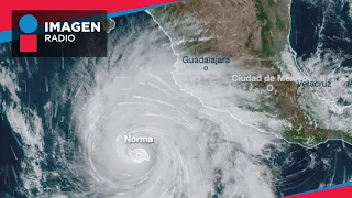 Huracán Norma evoluciona a categoría 4 rumbo a la Península de Baja California