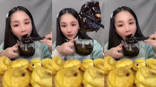 ASMR MUKBANG Red Bean Pie EATING SHOW|소리좋은 러가지 음식 먹방 모음이 팅쇼 리얼 사운드|大食い